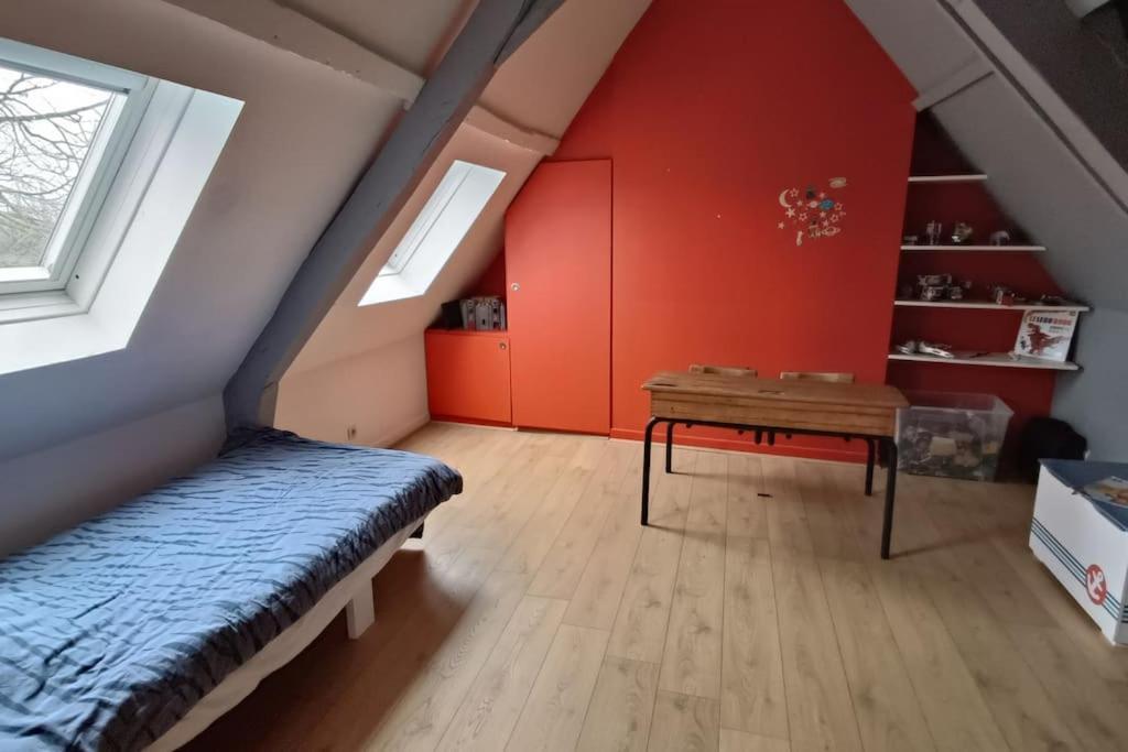 Sainghin-en-Mélantois Ferme De Caractere Avec Piscine Et Chemineeヴィラ エクステリア 写真