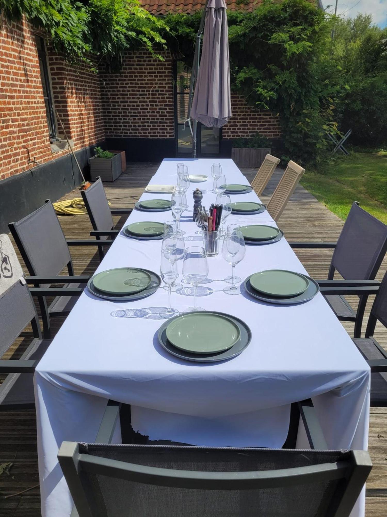 Sainghin-en-Mélantois Ferme De Caractere Avec Piscine Et Chemineeヴィラ 部屋 写真
